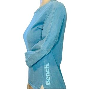 BENCH Jewelle 3/4  Teal Droptail Tee Size 11-12 Teen (Fits Me as a Small Woman)